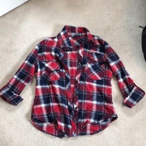 3/4 sleeve Flannel